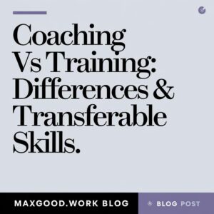 coaching vs Training